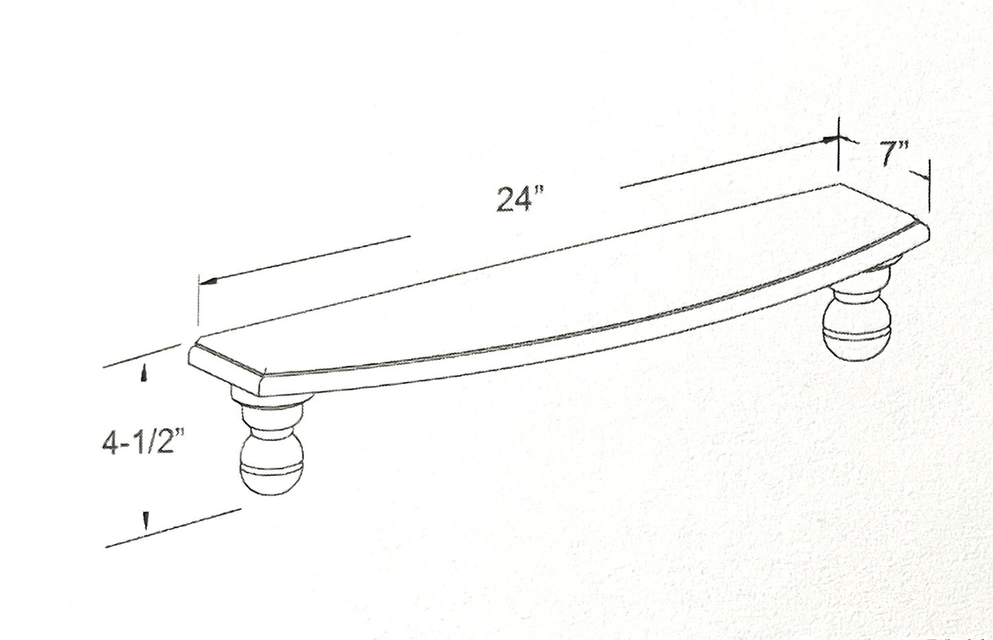 Vanity Decorative Foot