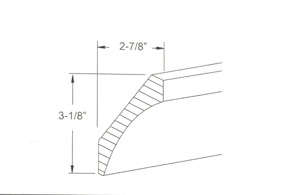 Cove Molding 4 1/4"H
