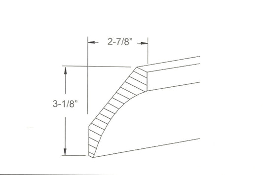 Cove Molding 4 1/4"H