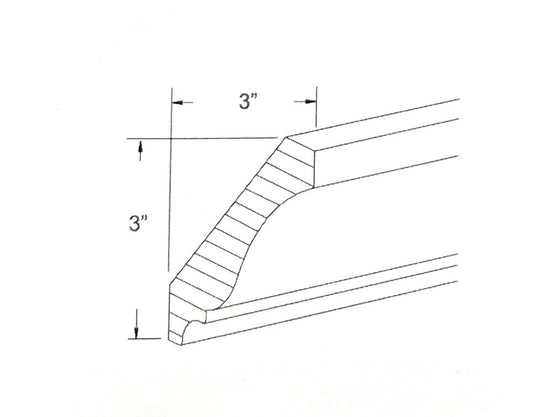 Crown Molding 4 1/4"H