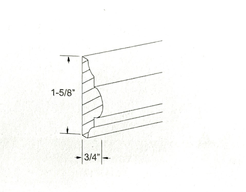 Full Chair Rail Molding