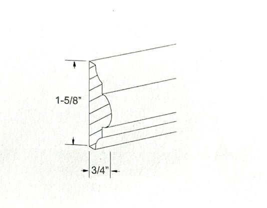 Full Chair Rail Molding