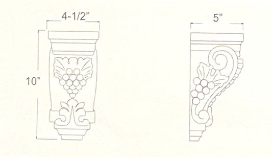 Grape Corbel