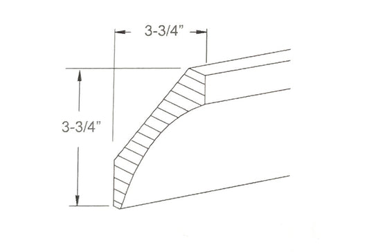 Large Cove Molding 5 1/4
