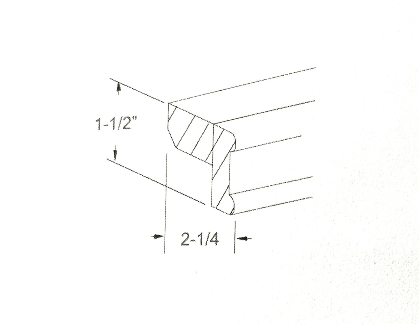 Traditional Light Rail Molding