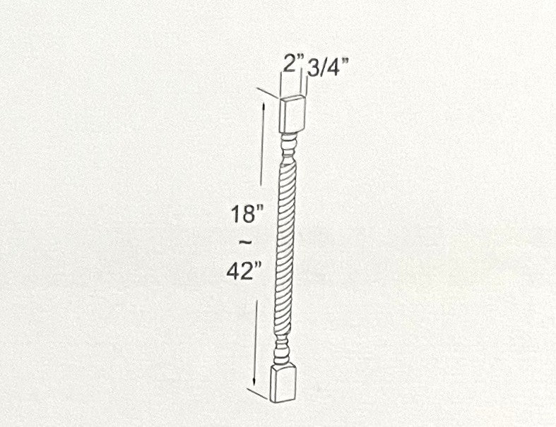 Twisted Split Turn Post