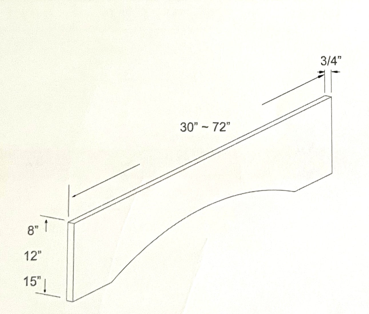 Arch Valance *See Image