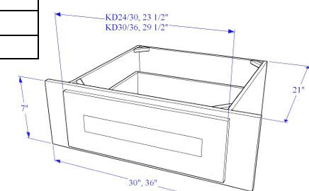 Knee Drawer - Essential Collection