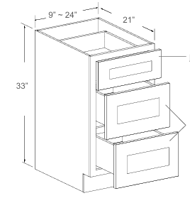 Vanity Drawer Base