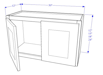 Wall Cabinet Bridge 30"- Essential Collection