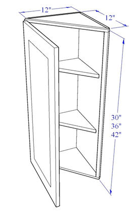 Angel Wall Shelf 1 Door - Essential Collection